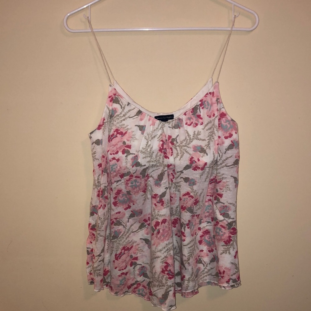 American Eagle Floral Tank Top